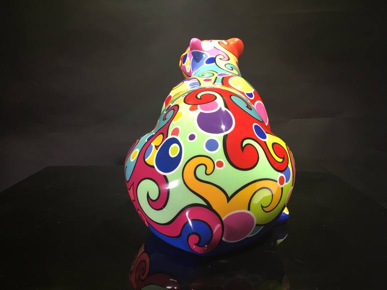 Original Pop Art Animal Sculpture by Arnaud Nazare-Aga