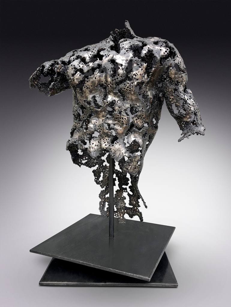 Original Abstract Expressionism Body Sculpture by Breezy Anderson