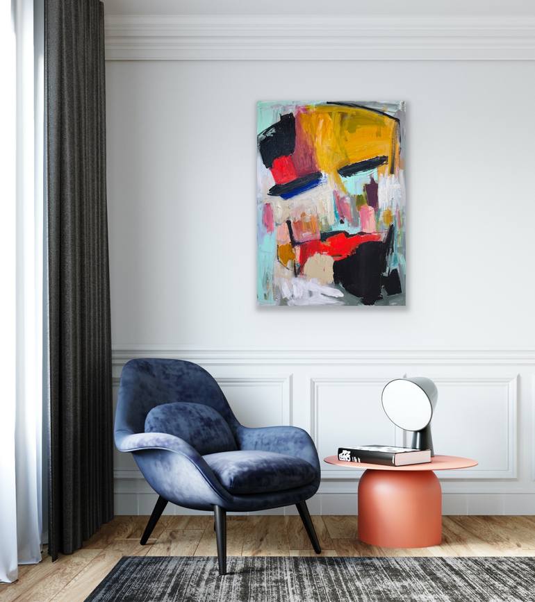 Original Abstract Expressionism Abstract Painting by Amy Stone