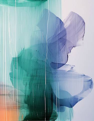 Original Abstract Expressionism Abstract Digital by Kselma Randvald