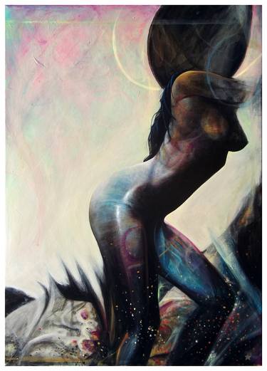 Print of Figurative Outer Space Paintings by Anton Lee