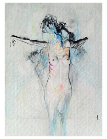 Original Figurative Nude Drawings by Anton Lee