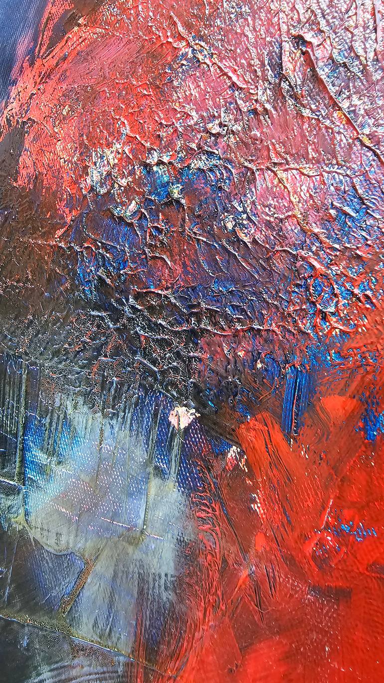 Original Abstract Expressionism Abstract Painting by Ionescu Eugen