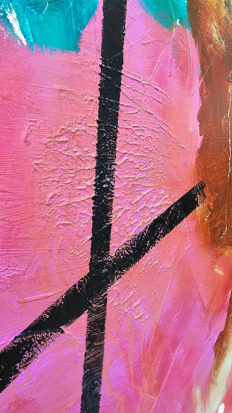 Original Abstract Expressionism Abstract Painting by Ionescu Eugen