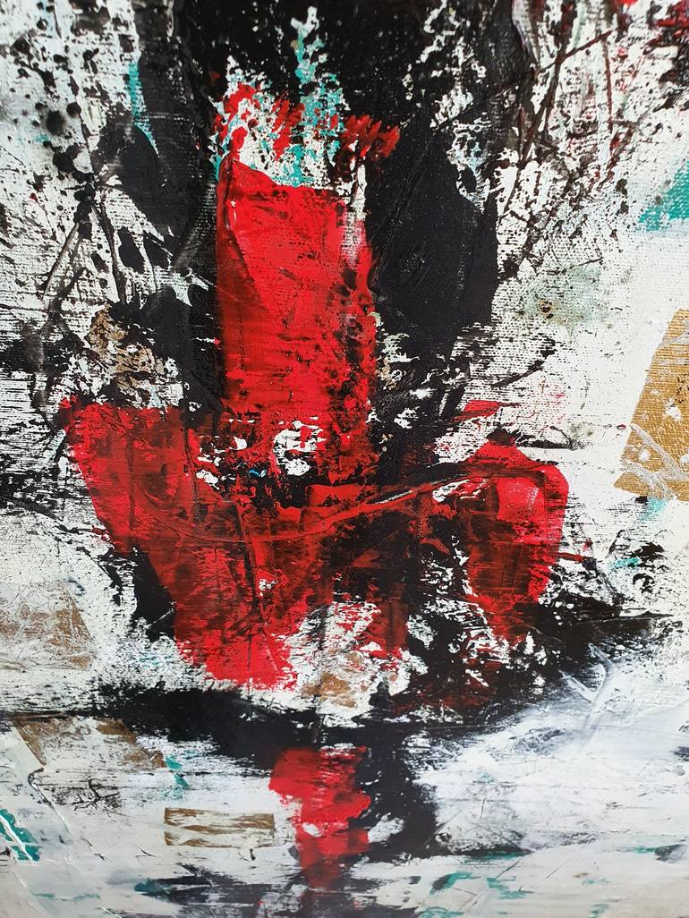 Original Abstract Painting by Ionescu Eugen