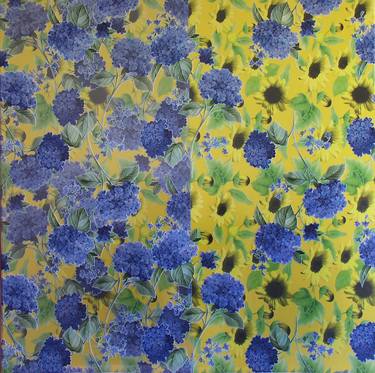 Print of Pop Art Floral Paintings by Saro Brancato