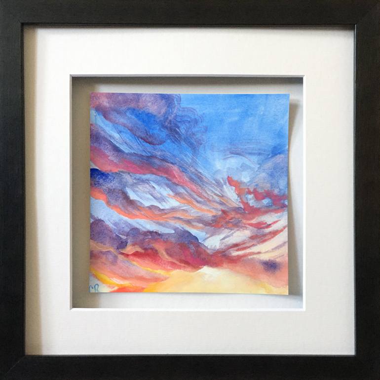 Original Illustration Landscape Painting by Cathy Rowe