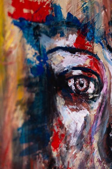 Original Abstract Expressionism Portrait Paintings by Igor P