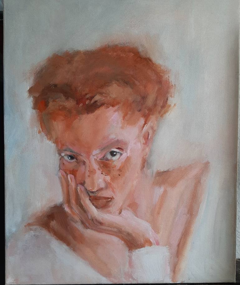 Original Modernism People Paintings by Sabine Wenzel