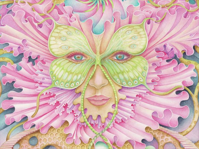 Original Conceptual Nature Painting by Lorraine Sadler