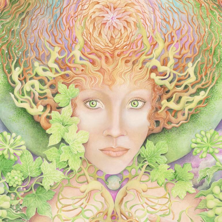 Original Conceptual Fantasy Painting by Lorraine Sadler