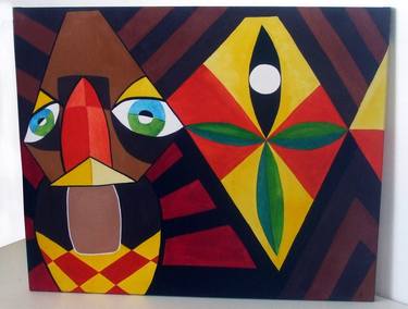 Print of Cubism Geometric Paintings by Aima Martin