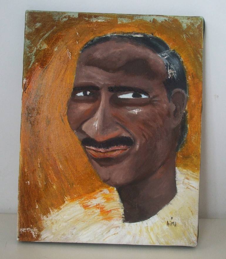 Original Figurative Men Painting by Aima Martin