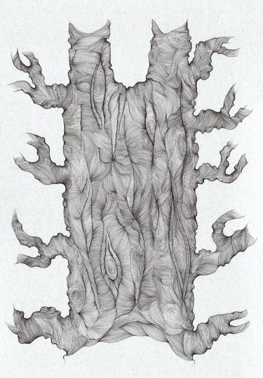 Print of Abstract Nature Drawings by Aleksandra Bulgakova