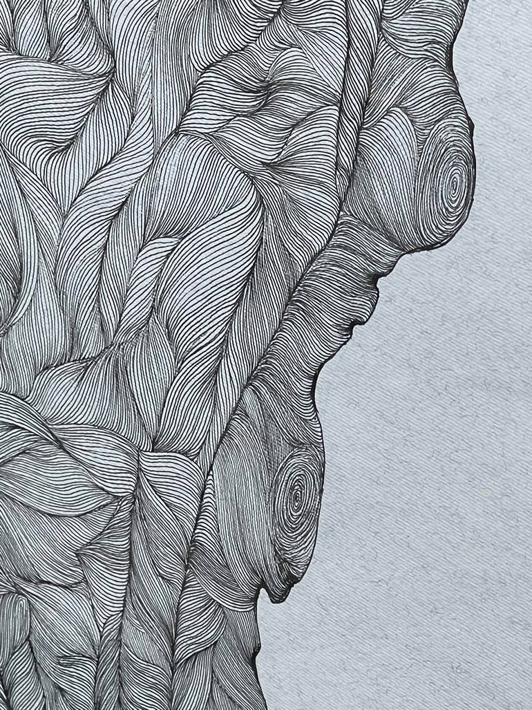 Original Abstract Religion Drawing by Aleksandra Bulgakova