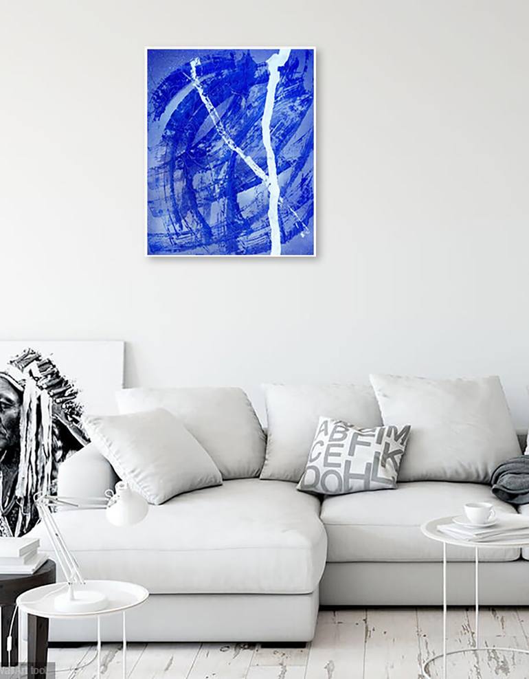 Original Abstract Painting by Anders Olow