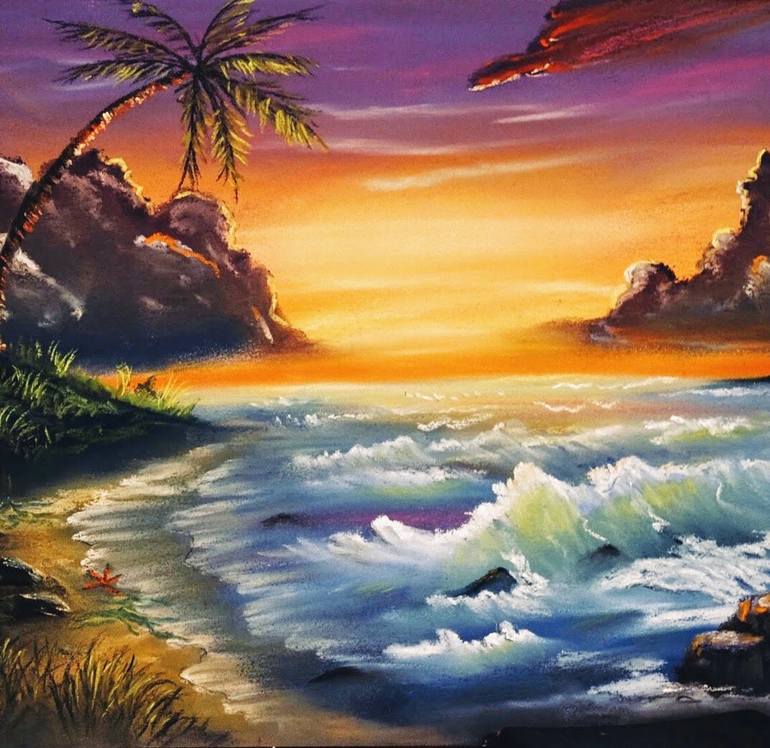 Florida Sunset Painting by Daniel Bruce Saatchi Art