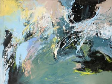 Original Abstract Expressionism Abstract Paintings by Arkadiusz Sliwowski