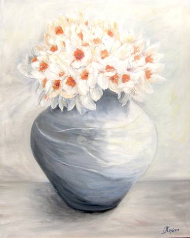 Original Expressionism Floral Paintings by Olena Krylova