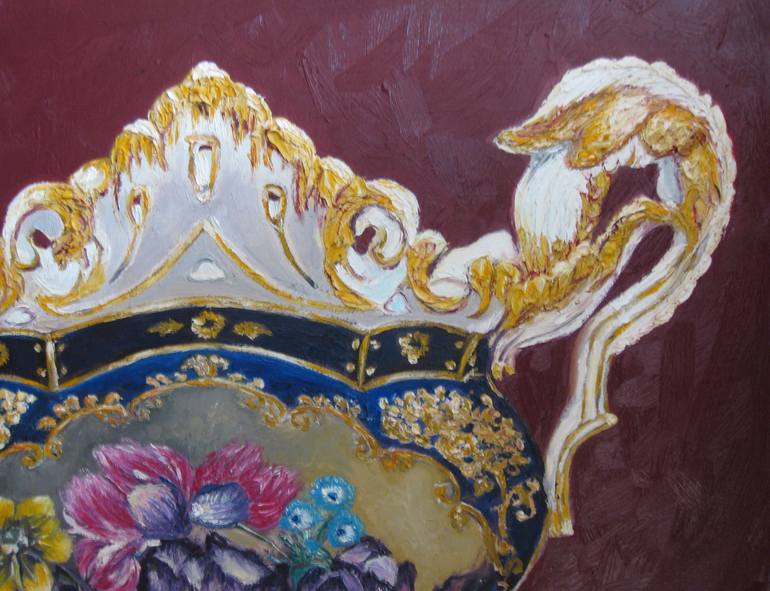 Original Art Deco Patterns Painting by Olena Krylova