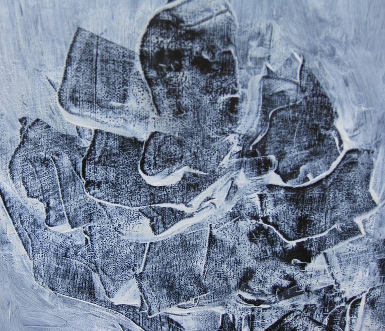 Original Abstract Expressionism Floral Painting by Olena Krylova