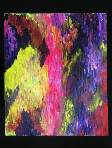 Original Abstract Expressionism Abstract Painting by Shalome pinto