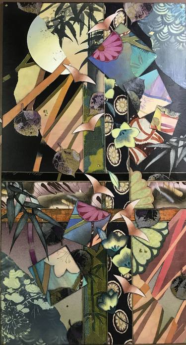 Print of Art Deco Fantasy Collage by Joyce A McAdams