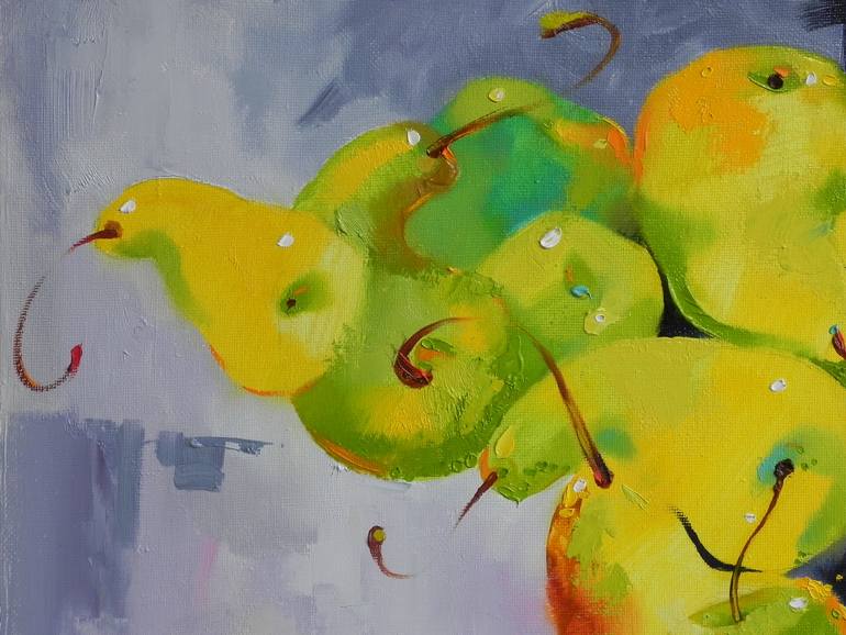 Original Abstract Still Life Painting by Mykhailo Novikov
