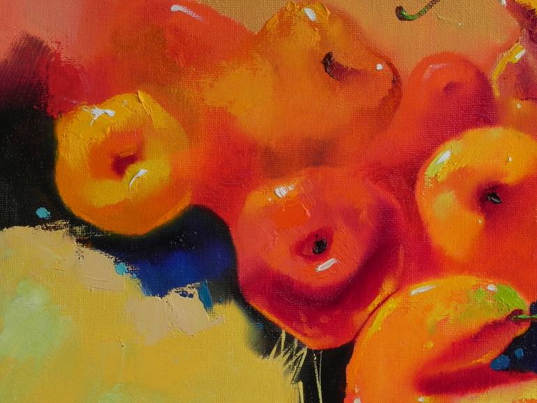Original Abstract Still Life Painting by Mykhailo Novikov