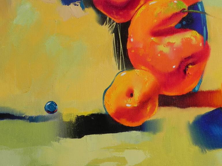 Original Abstract Still Life Painting by Mykhailo Novikov