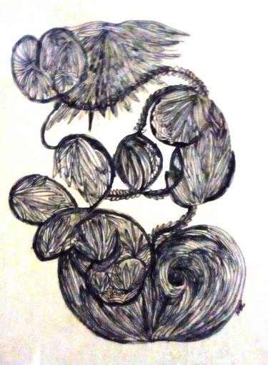 Original Abstract Nature Drawings by Nancy Castellanos