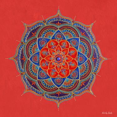 Print of Geometric Paintings by Art by Bala