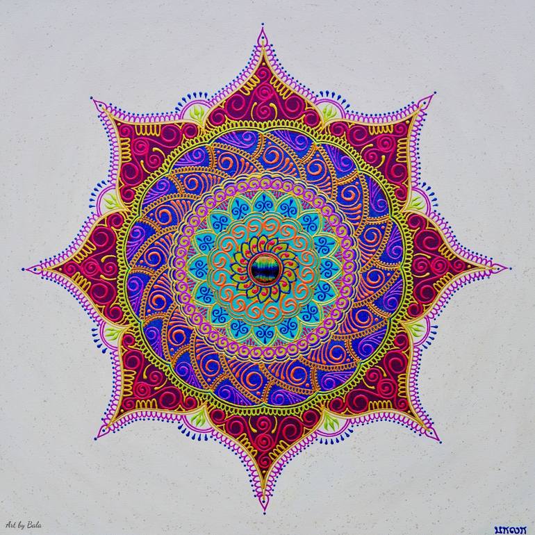 Alignment Mandala Painting by Art by Bala | Saatchi Art