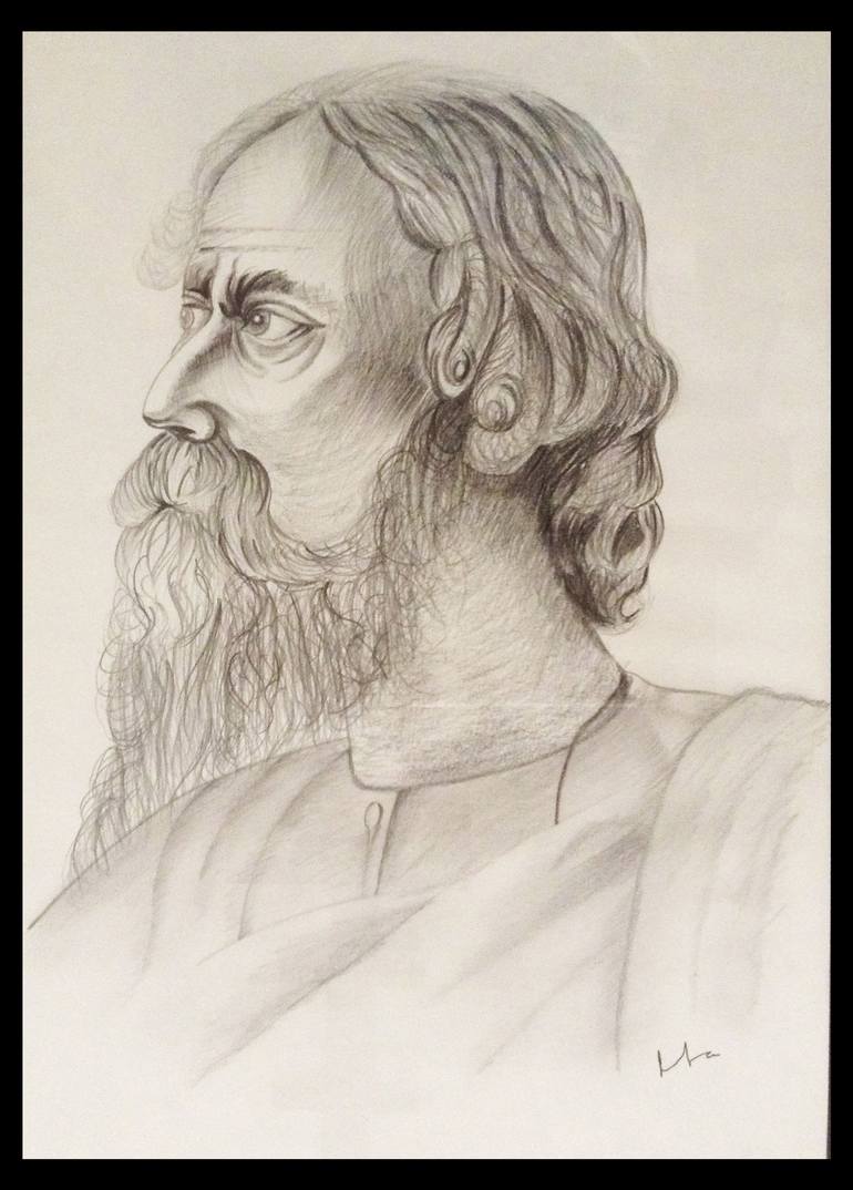 Rabindranath tagore outline drawing - YouTube-saigonsouth.com.vn