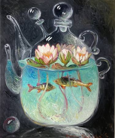Print of Fish Paintings by Hanna Karaleva