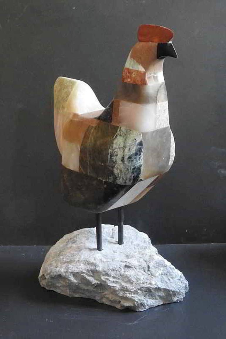 Original Abstract Expressionism Animal Sculpture by Antje den Os