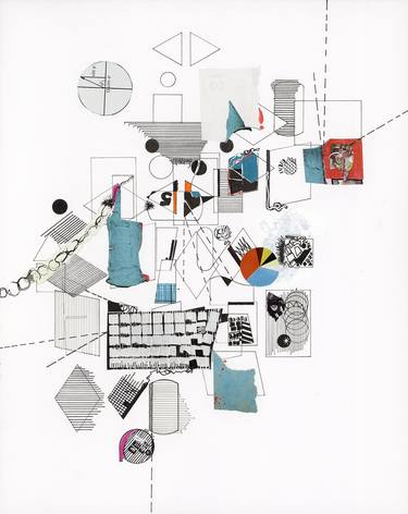 Original Modern Abstract Drawings by Rebecca Howdeshell
