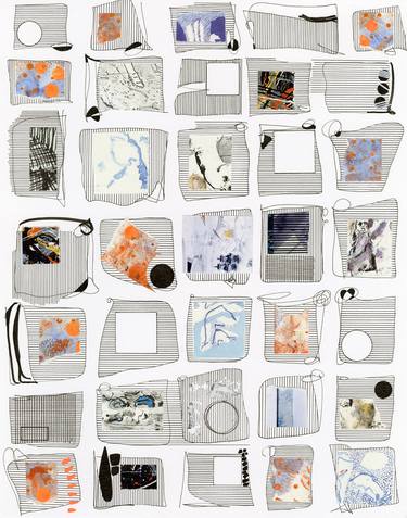 Original Conceptual Abstract Drawings by Rebecca Howdeshell