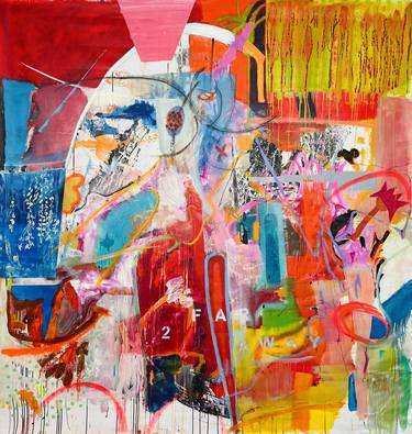Original Abstract Expressionism Abstract Paintings by Wojciech Skiba