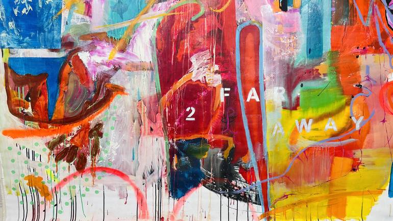 Original Abstract Expressionism Abstract Painting by Wojciech Skiba
