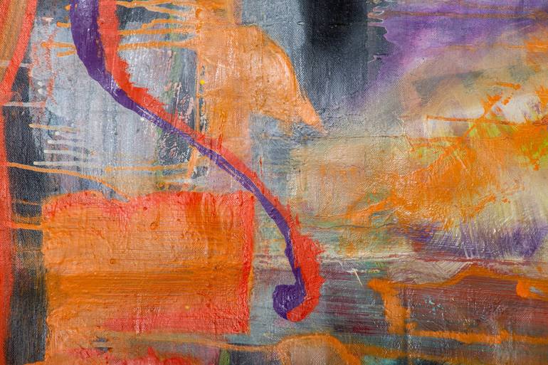 Original Abstract Expressionism Abstract Painting by Wojciech Skiba
