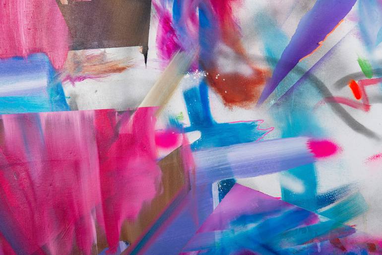 Original Abstract Expressionism Abstract Painting by Wojciech Skiba