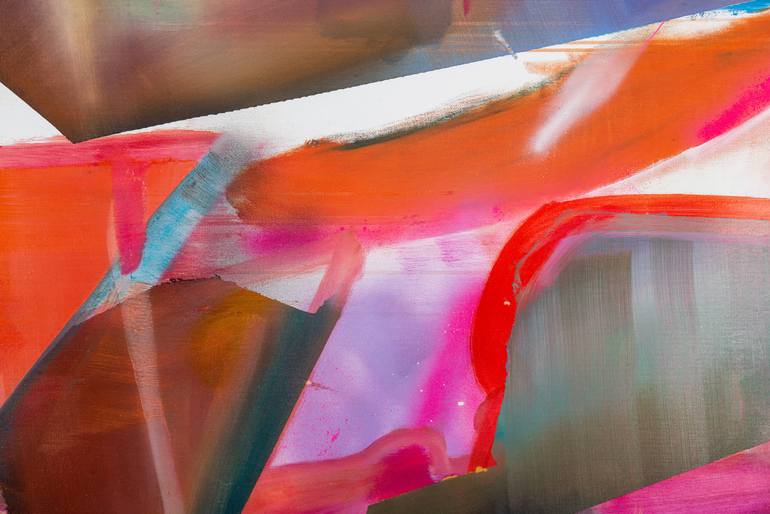 Original Abstract Expressionism Abstract Painting by Wojciech Skiba