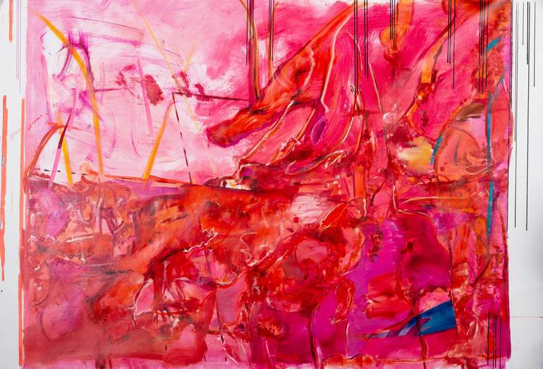 Original Abstract Expressionism Abstract Paintings by Wojciech Skiba
