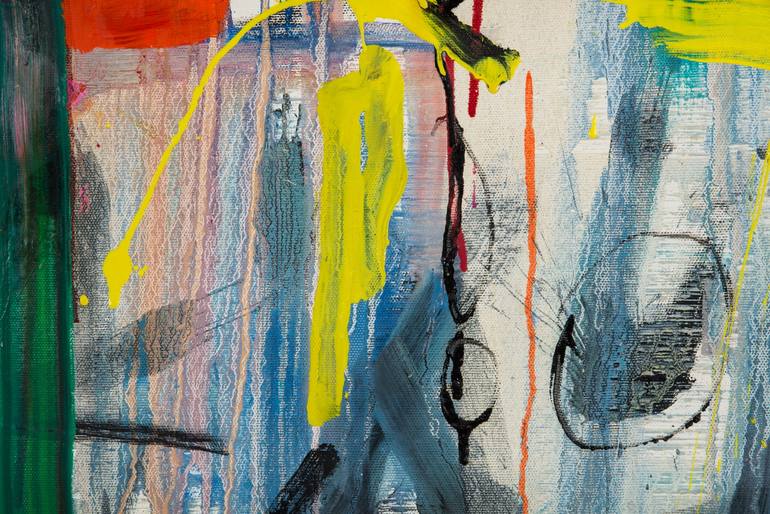 Original Abstract Expressionism Abstract Painting by Wojciech Skiba