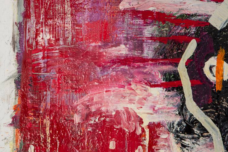 Original Abstract Expressionism Abstract Painting by Wojciech Skiba