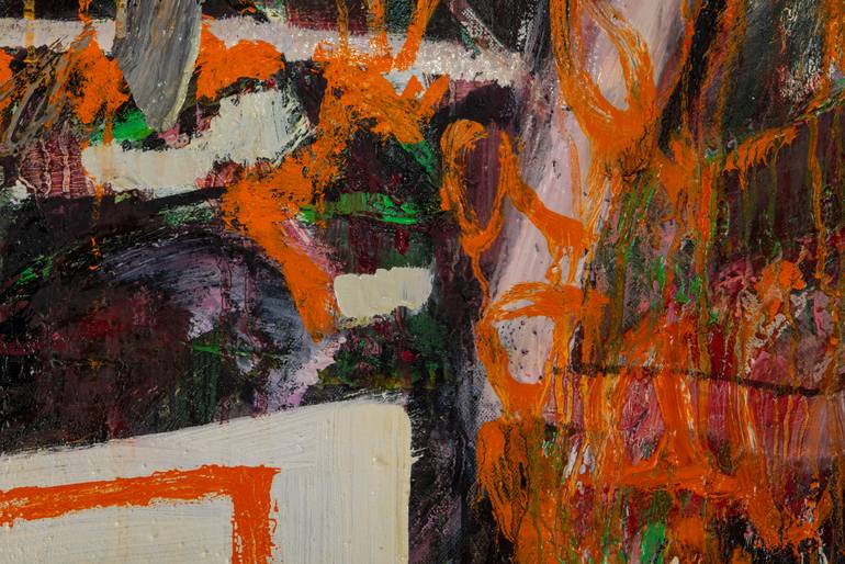 Original Abstract Expressionism Abstract Painting by Wojciech Skiba