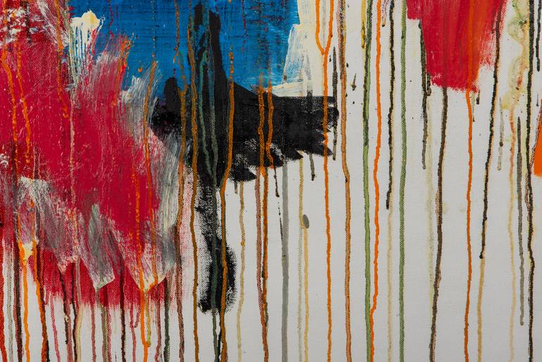 Original Abstract Expressionism Abstract Painting by Wojciech Skiba