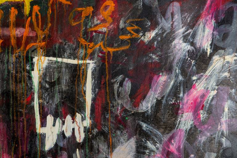 Original Abstract Expressionism Abstract Painting by Wojciech Skiba
