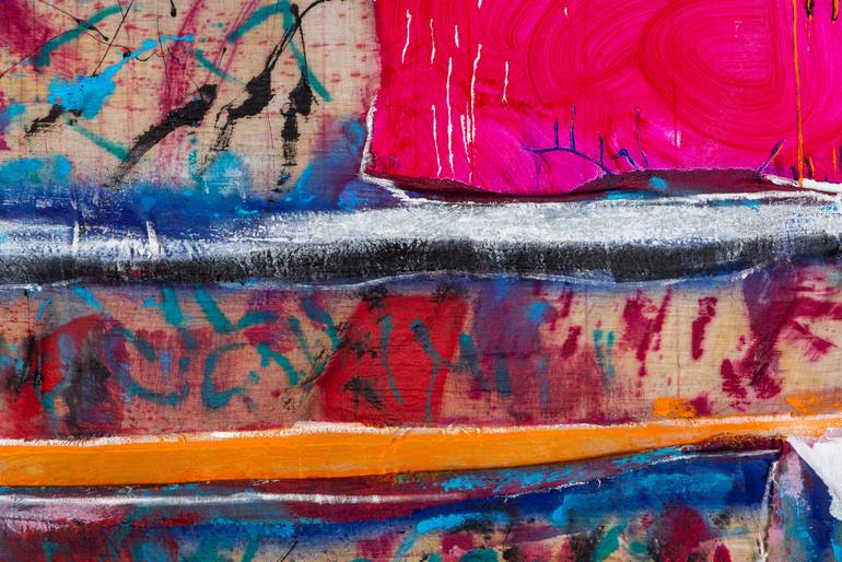 Original Abstract Expressionism Abstract Painting by Wojciech Skiba